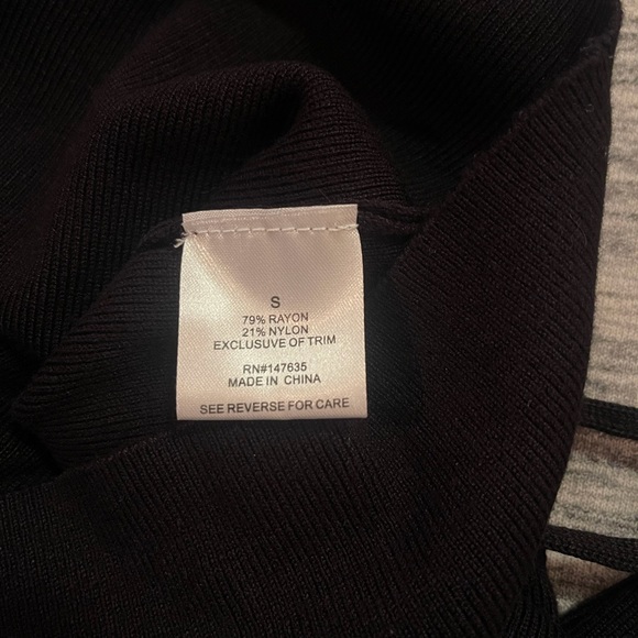 Romeo and Juliet couture black tie sleeve dress size small new with tags - Picture 2 of 7